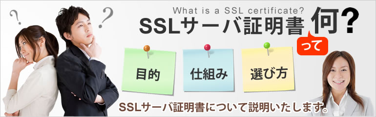 SSLサーバ証明書とは